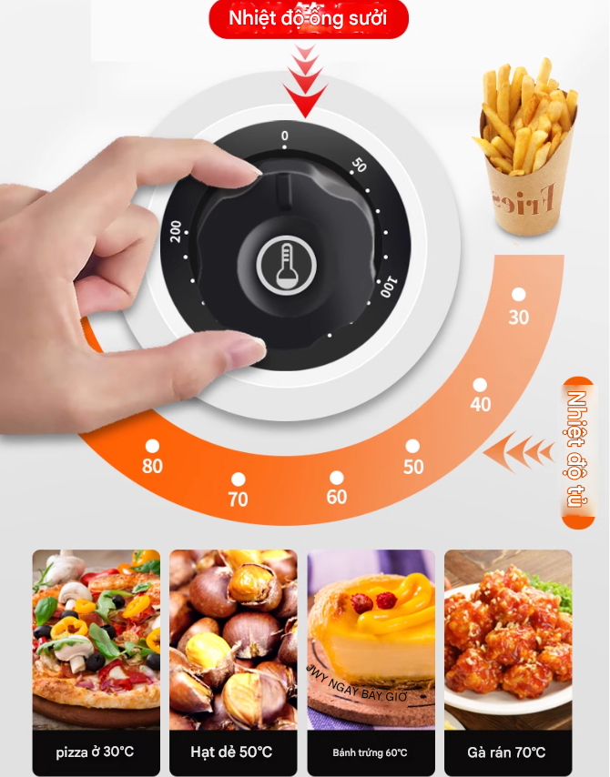 Tủ Trưng Bày Giữ Nhiệt Thức Ăn WZ-2PX - Thiết Kế Kính Cong Sang Trọng, Tiết Kiệm Điện, Nhỏ Gọn 230x340x480mm - Ảnh 3