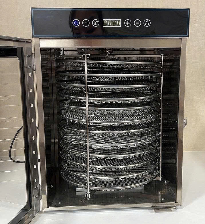 Máy Sấy Thực Phẩm 12 khay Xoay 360°, thương hiệu UCK - Công Nghệ Cảm Ứng Thông Minh - Ảnh 11